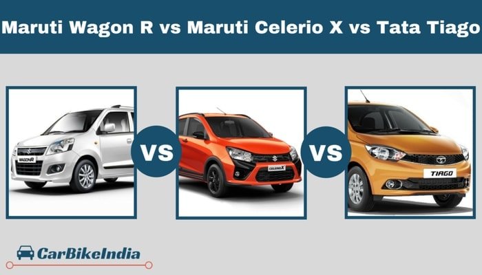 Maruti Wagon R vs Maruti Celerio vs Tata Tiago
