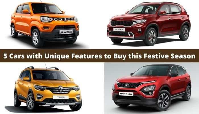 5 Cars with Unique Features to Buy this Festive Season