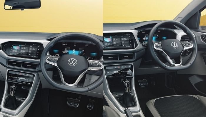 Interiors of Volkswagen Taigun