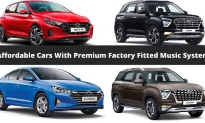 Most Affordable Cars With Premium Factory Fitted Music System