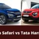 Tata Safari vs Tata Harrier Compare