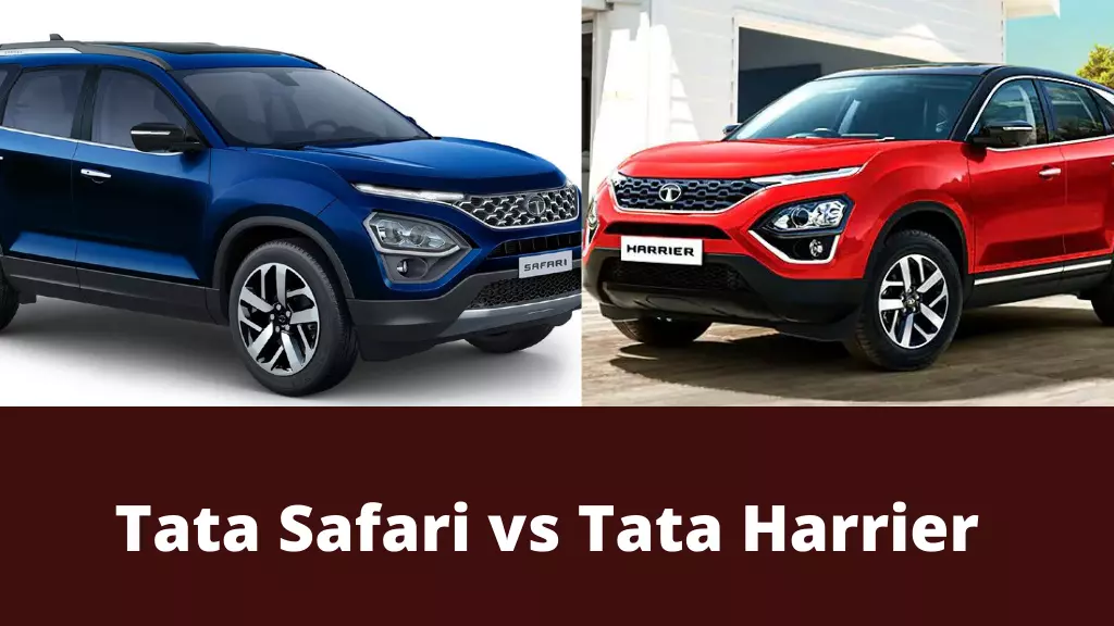 Tata Safari vs Tata Harrier