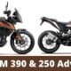 2022 KTM 390 & 250 Adventure