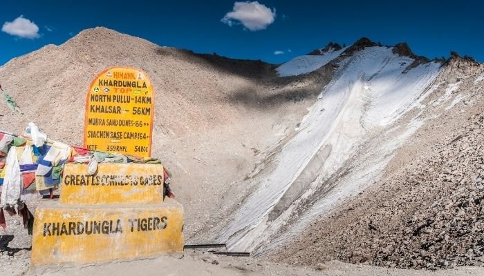 Khardung La highest motorable pass India