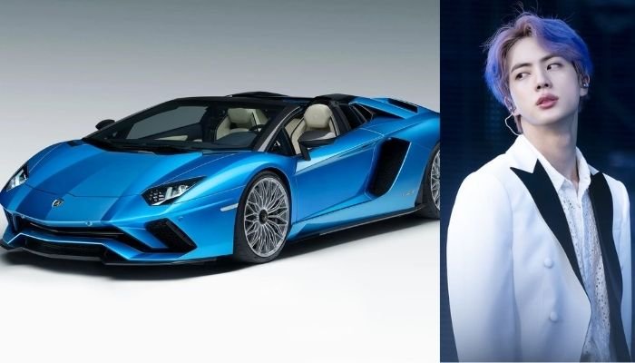 Kim Seok-jin lamborghini aventador