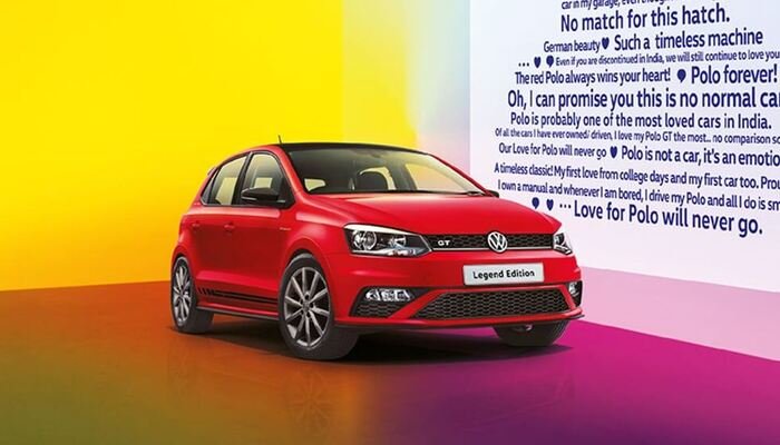 Volkswagen Polo Legend Edition price in india