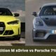 2022 Porsche 718 Cayman GT4 RS vs BMW M4 Competition M xDrive