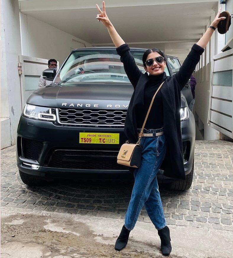 Rashmika Mandanna car collection Land Rover Range Rover Sport