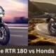 TVS Apache RTR 180 vs Honda Hornet 2.0