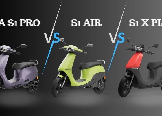 Ola S1 Pro vs S1 Air vs S1X Plus comparison