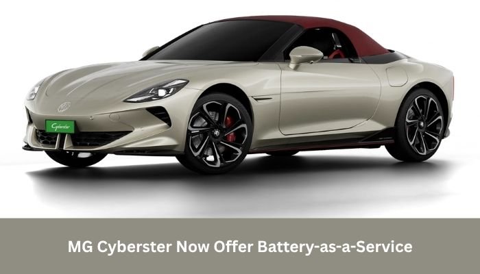 MG Cyberster Now Offer Battery-as-a-Service